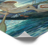 Eine Traumreise | Walter Crane Poster (Ecke)