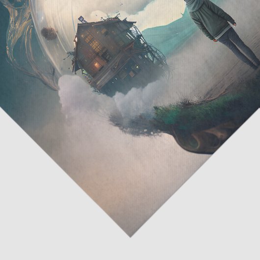 Eine Traumwelt Seidenpapier (Ausschnitt)