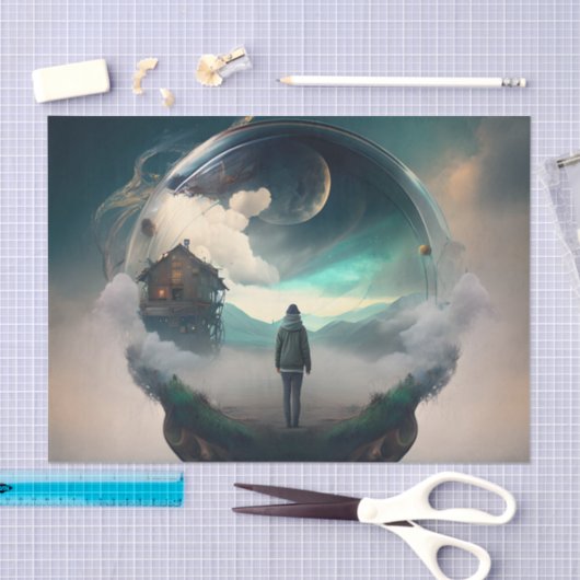 Eine Traumwelt Seidenpapier (Handwerk)