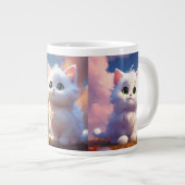 Eine trendige Coffe-Tasse Jumbo-Tasse (Vorderseite Rechts)