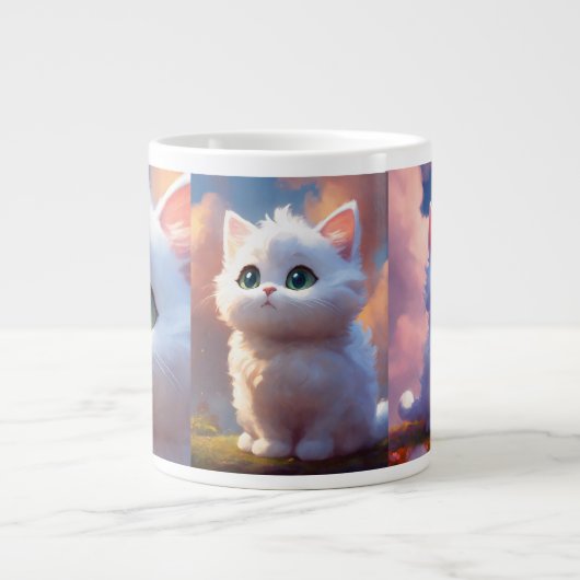 Eine trendige Coffe-Tasse Jumbo-Tasse (Vorderseite)
