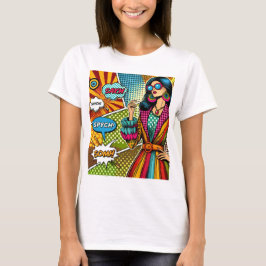 Eine trendige Illustration im Retro-Pop-Stil T-Shirt