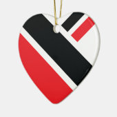 Eine Trini-Flagge Keramikornament (Links)