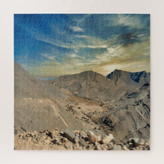 Eine trockene Landschaft Puzzle (Vertikal)