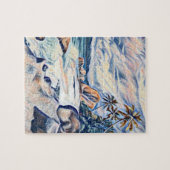 Eine tropische Insel, Strand und Palmen Puzzle (Horizontal)