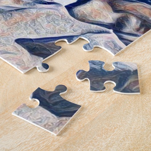 Eine tropische Insel, Strand und Palmen Puzzle (Seite)