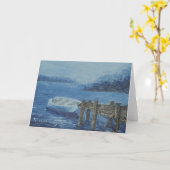 Eine trostlose Dock-Gruß-Karte Karte (Gelbe Blume)