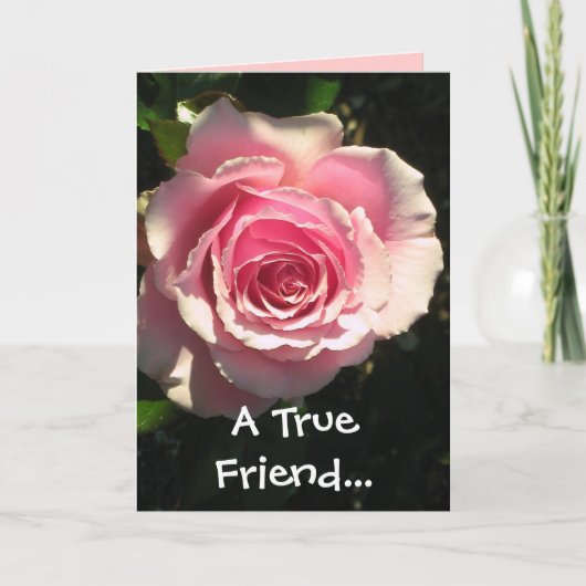 Eine True Friend Card Karte (Vorderseite)