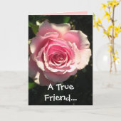 Eine True Friend Card Karte (Gelbe Blume)