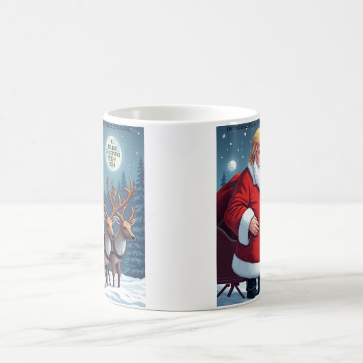 Eine Trump-Weihnachtsgeschichte Kaffeetasse (Mittel)