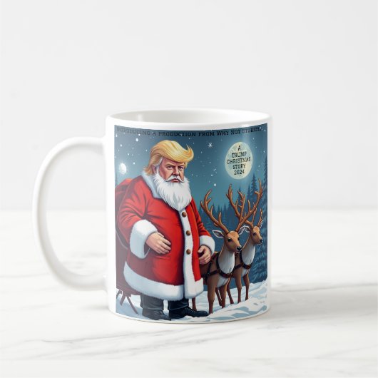 Eine Trump-Weihnachtsgeschichte Kaffeetasse (Links)