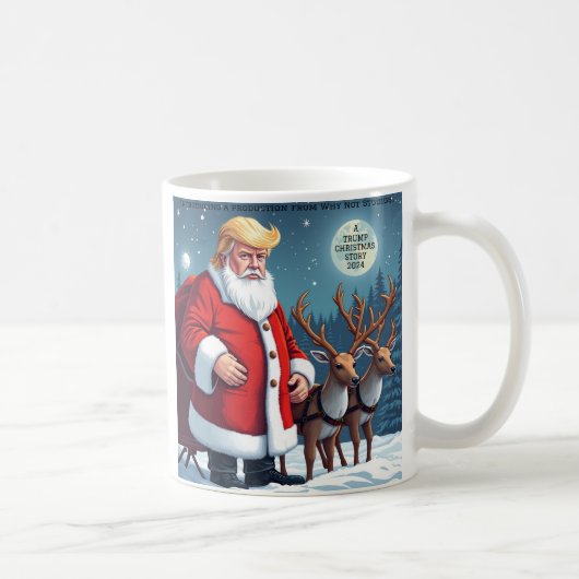 Eine Trump-Weihnachtsgeschichte Kaffeetasse (Rechts)