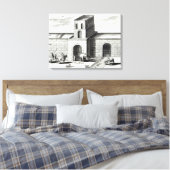 Eine Tür in der großen Mauer Leinwanddruck (Insitu (Schlafzimmer))