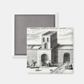 Eine Tür in der großen Mauer Magnet (Vorderseite/Rückseite)