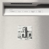 Eine Tür in der großen Mauer Magnet (In Situ (Geschirrspüler))