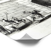 Eine Tür in der großen Mauer Poster (Ecke)