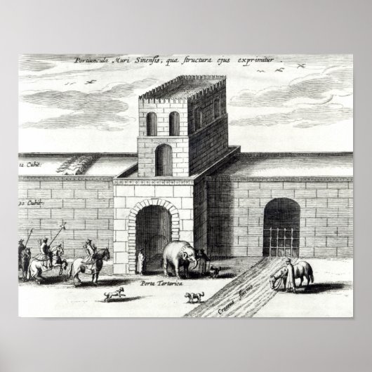 Eine Tür in der großen Mauer Poster (Vorne)