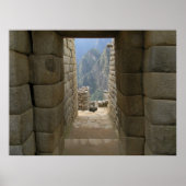 Eine Tür von Machu Picchu Poster (Vorne)