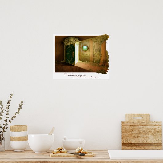 Eine Tür zu . . . Poster (Küche)