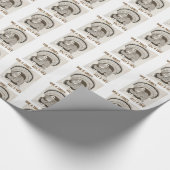 "Eine Türkei Rette Tofu" Veganes Papier Geschenkpapier (Ecke)