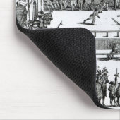 Eine turnierende Szene Mousepad (Ecke)