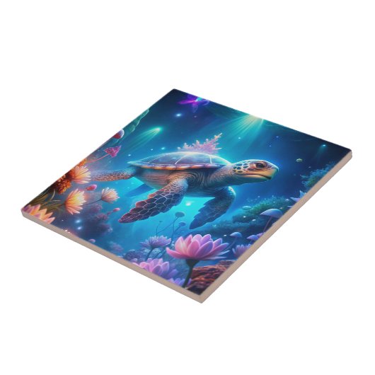 Eine Turtle Fliese (Seite)