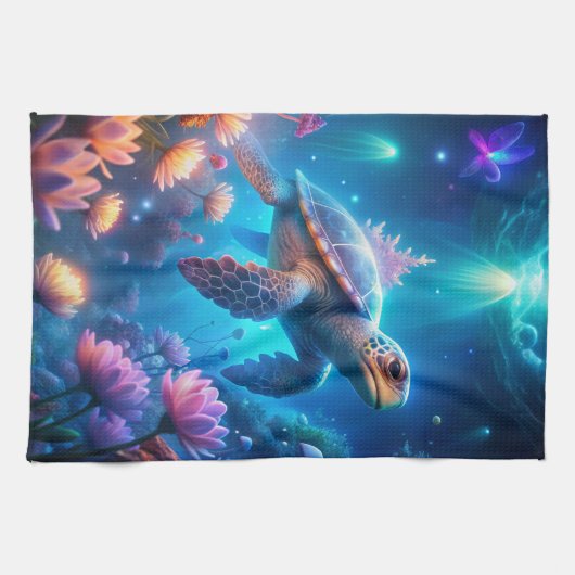 Eine Turtle Geschirrtuch (Horizontal)