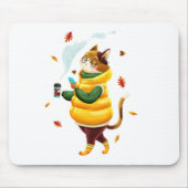 Eine typisch moderne Katze Mousepad (Vorne)