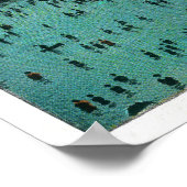 Eine typische Badekulisse an Long Beach Poster (Ecke)