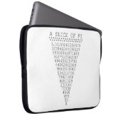 Eine typografische Folie mit Pi Laptopschutzhülle (Vorne Rechts)