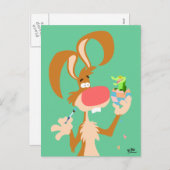 Eine Überraschung für Ostern:) Feiertagspostkarte (Vorne/Hinten)