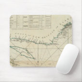 Eine Übersicht über den Golf von St. Lawrence Mousepad (Mit Mouse)