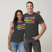 Eine Übersicht über die Schmerzskala bei sonniger T-Shirt (Unisex)