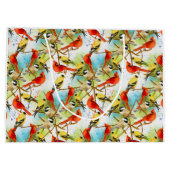 Eine Uhr der Federn Große Geschenktüte (Rückseite)