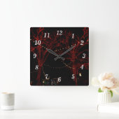 Eine Uhr der roten Seite (Zuhause)