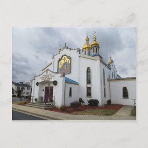 Eine ukrainisch-orthodoxe Kirche, 1 Postkarte