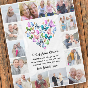 Eine Umarmung aus dem Himmel-Foto-Gedächtnis Fleecedecke