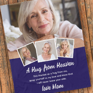 Eine Umarmung aus dem Himmel-Foto-Gedächtnis Fleecedecke