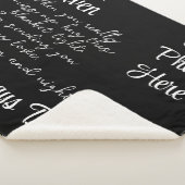 Eine Umarmung aus dem Himmelsblau Sherpadecke (3/4)