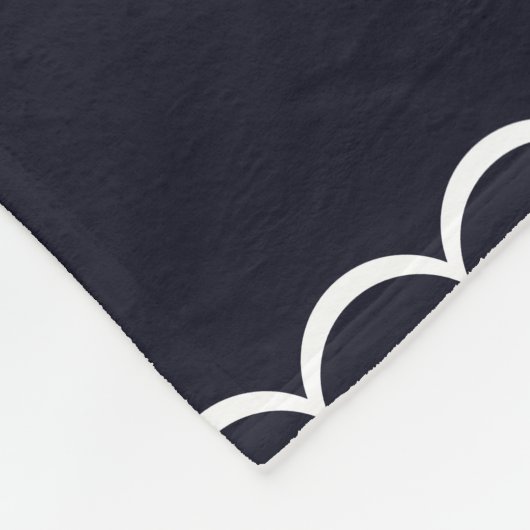 Eine Umarmung aus der Mama Personalisierter Mutter Fleecedecke (Ecke)