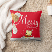 Eine Umarmung für Weihnachten Kissen (Decke)