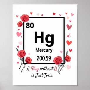 Eine Umarmung ohne U ist nur toxischer Valentinsta Poster