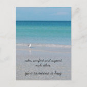 "Eine Umarmung..................." Postkarte (Vorderseite)