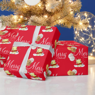 Eine Umarmung zu Weihnachten  Geschenkpapier