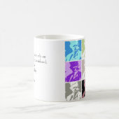 "Eine Unannehmlichkeit ist nur ein Abenteuer…" Kaffeetasse (Mittel)