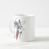 Eine unbefriedigende Moskito Kaffeetasse (Vorderseite Links)