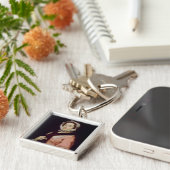 Eine unbekannte Frau, angerufen Peg Woffington (Öl Schlüsselanhänger (Seite)