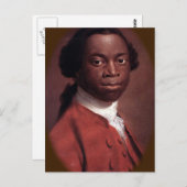 Eine unbekannte Sitter (ehemals Olaudah genannt) Postkarte (Vorne/Hinten)