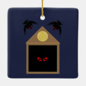 Eine Unfreundlichkeit von Ravens Halloween Keramikornament (Rückseite)