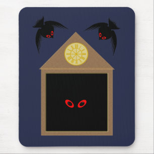 Eine Unfreundlichkeit von Ravens Halloween Mousepad